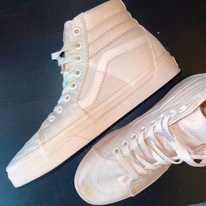 Sk8 Hi-Top Vans; Pink Vans